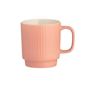 Embossed Line Coral Mug