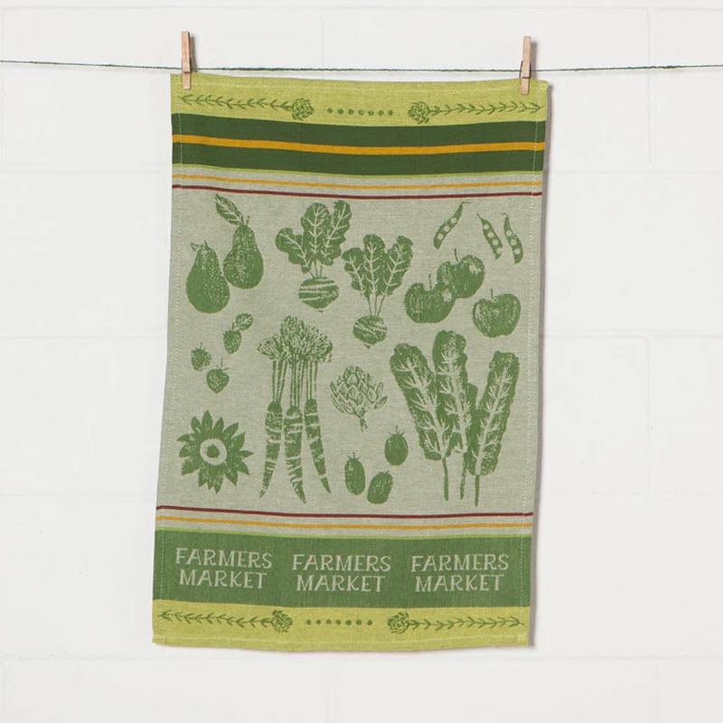 Farmers Market Jacquard Dishtowel
