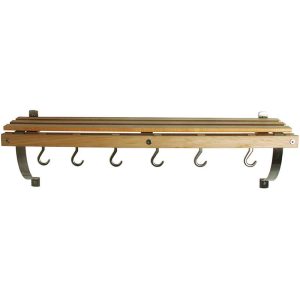 Maple Wall Mounted Pot Rack