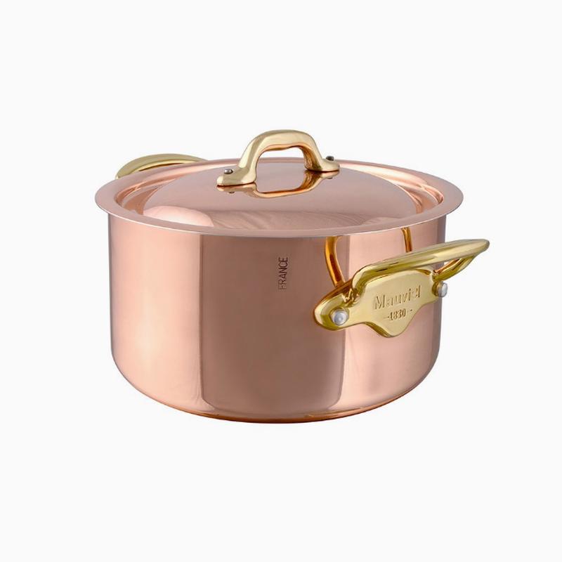 Mauviel Copper Pot with Lid