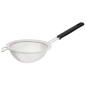 Stainless Steel Strainer with Silicone Handle