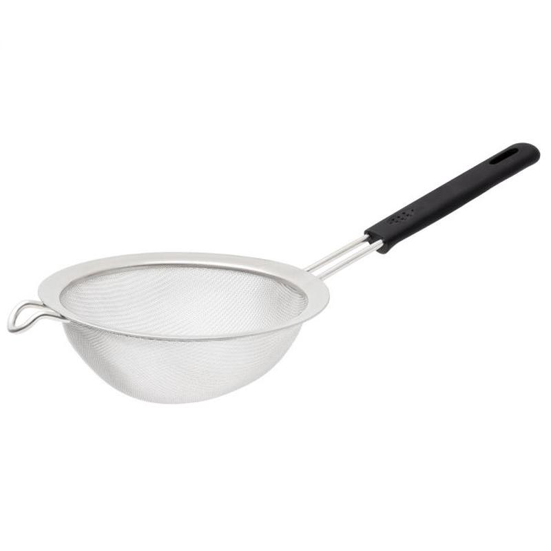Stainless Steel Strainer with Silicone Handle