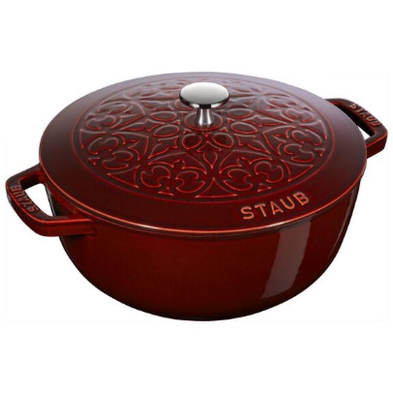 Staub Essential Dutch Oven 3.75qt with Lilly Lid