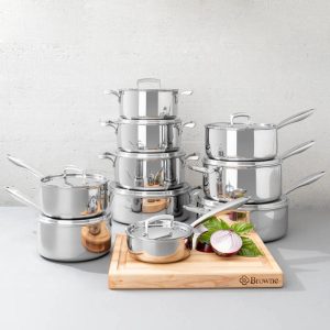 Thermalloy Stainless Steel Sauce Pans