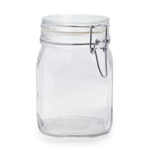 Bormioli 1 Litre with White Lid