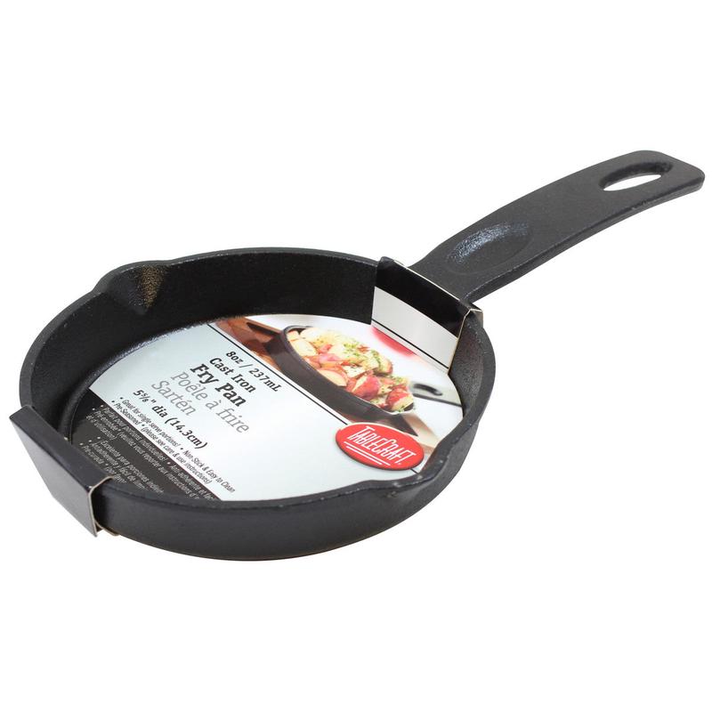 Cast Iron Cookware 6" Round Mini Skillet