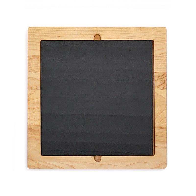 Maple Serving Board with Slate Insert