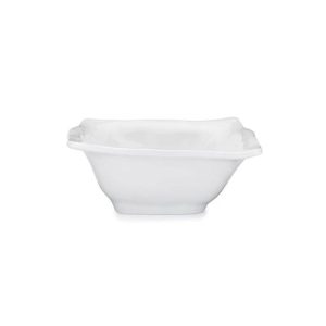 Ruffle White Melamine Dinnerware