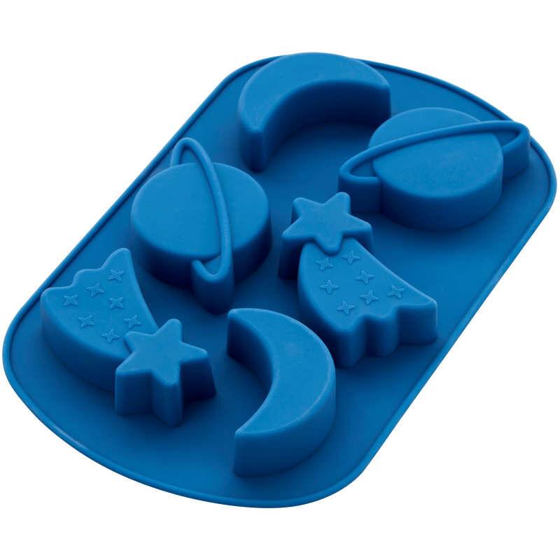 Shooting Star, Planet and Moon Silicone Baking and Candy Mold