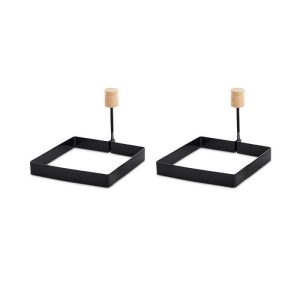 Square Shaped Egg Ring - Set of 2