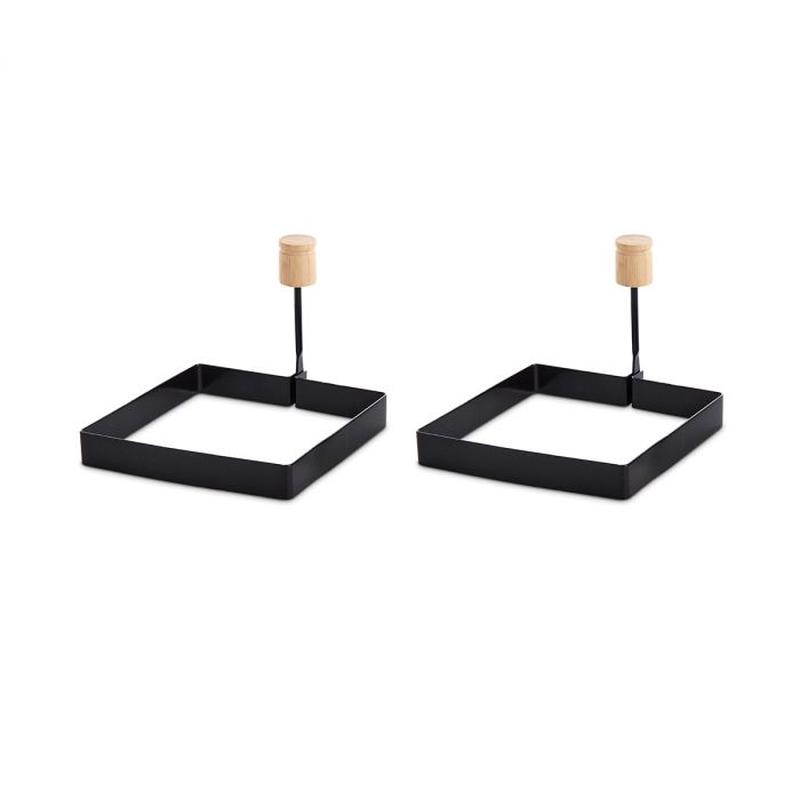 Square Shaped Egg Ring - Set of 2