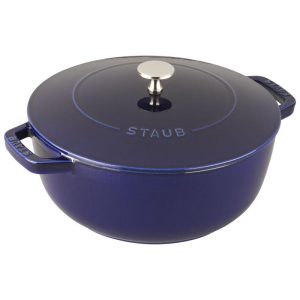 Staub Specialty Shaped Dutch Oven | 3.75qt | Dark Blue