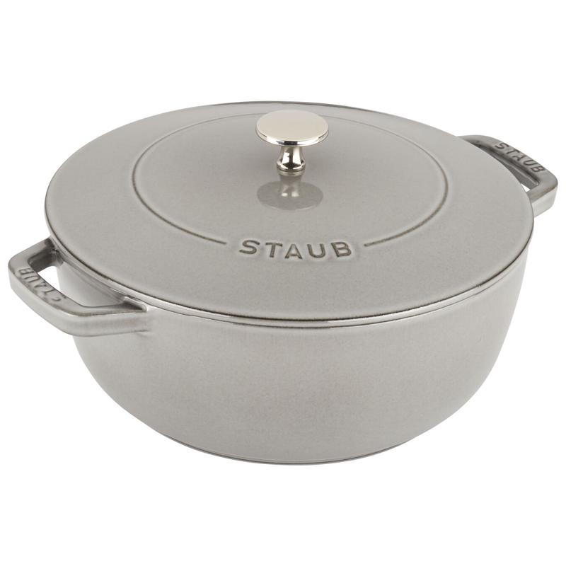 Staub Specialty Shaped Dutch Oven | 3.75qt | Grey