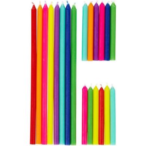 Tall and Short Birthday Candles | 20-Count