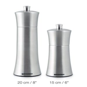 Torre 6" Stainless Steel Salt or Pepper Mill