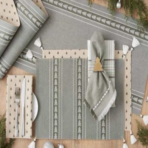 Balsam Fir Tree Dobby Napkin