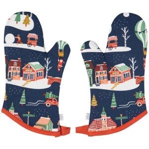 Candy Cane Lane Mitts | Set of 2