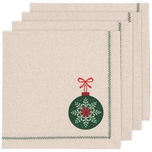 Good Tidings Printed Napkins | Set of 4