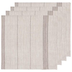 Linen Maison Stripe Napkins | Shadow