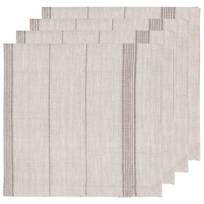 Linen Maison Stripe Napkins | Shadow