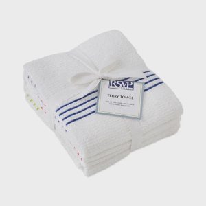 Assorted Terry Towels, Set of 3