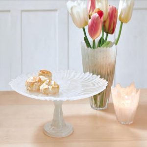 Cake Stand | White Alabster
