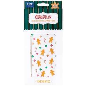 Christmas Parchment Sheets, Gingerbread