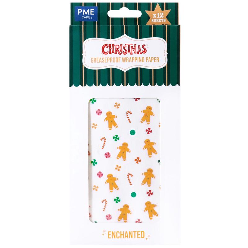 Christmas Parchment Sheets, Gingerbread