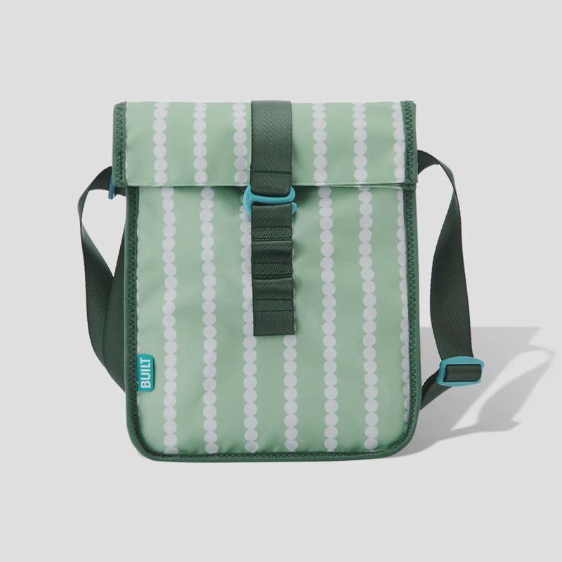 Crosstown Lunch Bag, Sea Glass Stripe