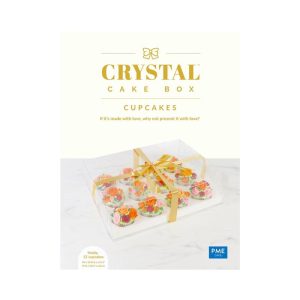 Crystal Cupcake Box, 12 Cupcakes