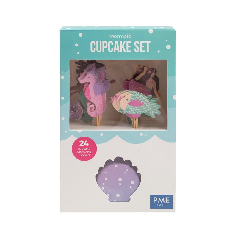 Cupcake Set, Mermaid