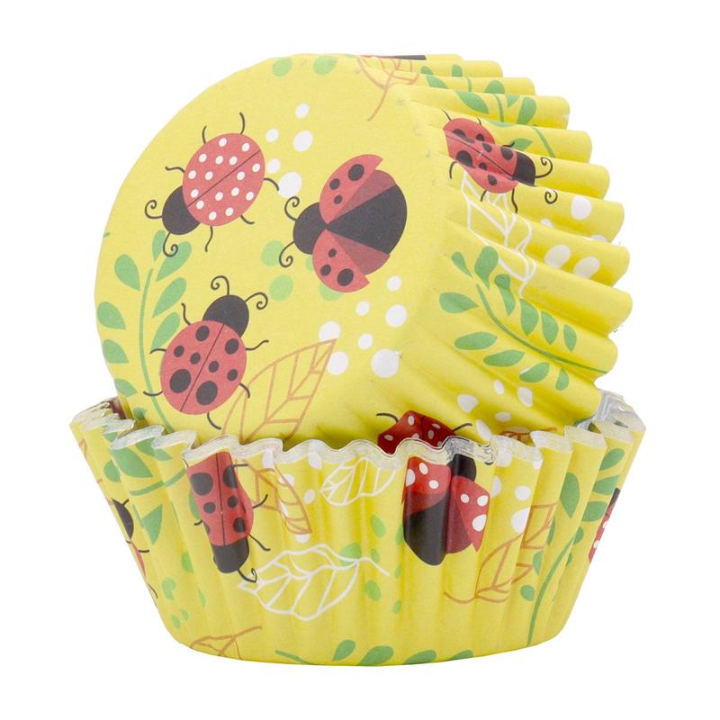 Foil Lined Ladybird Cupcake Papers, Pk/30