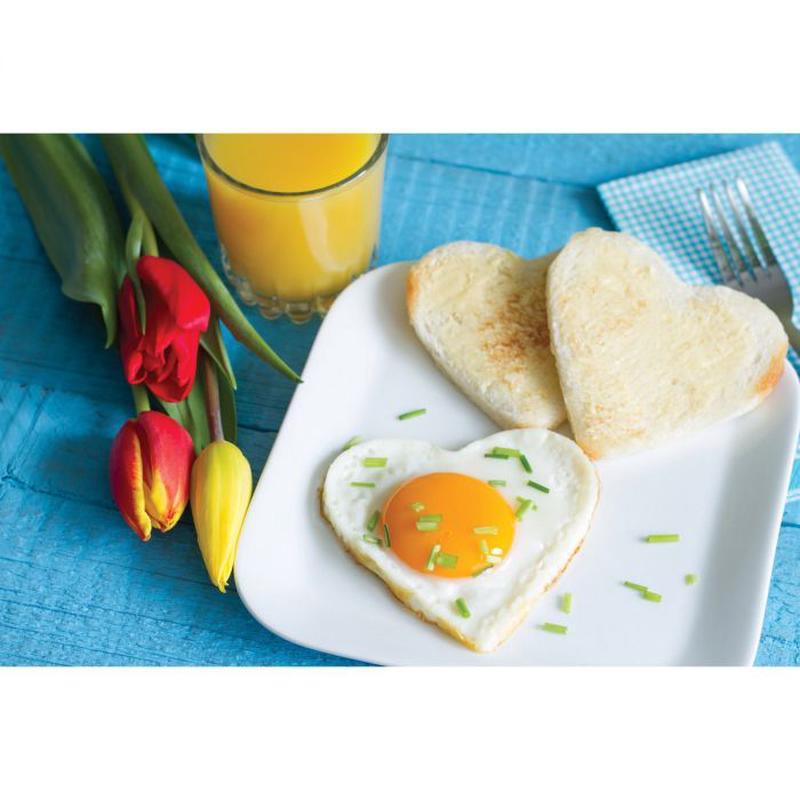 Heart Shaped Egg Ring | Set of 2