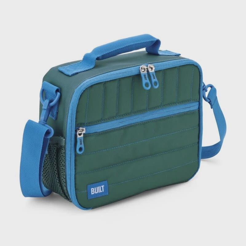 Kid's Puffer Lunch Box, Forest Green
