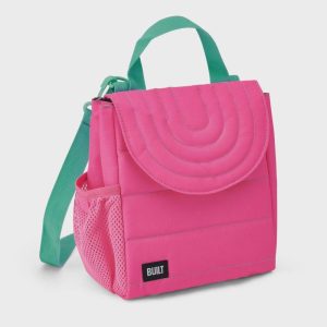 Kid's Puffer Lunch Box, Hot Pink