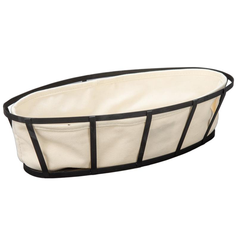 Oval Bread Basket with Cotton Liner