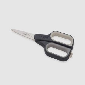 PlusCut Grey Scissors with Integrated Box Cutter