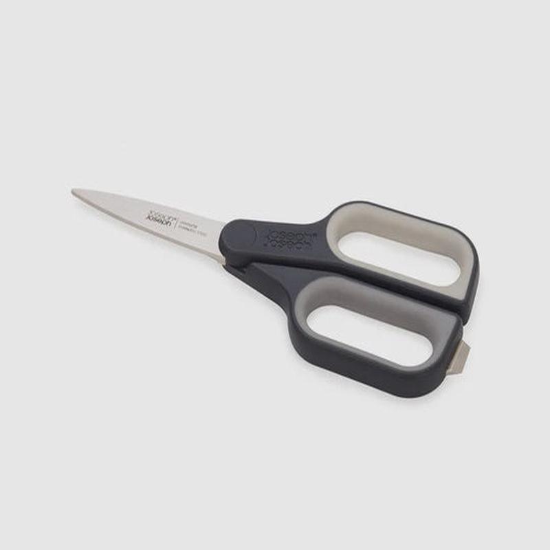 PlusCut Grey Scissors with Integrated Box Cutter