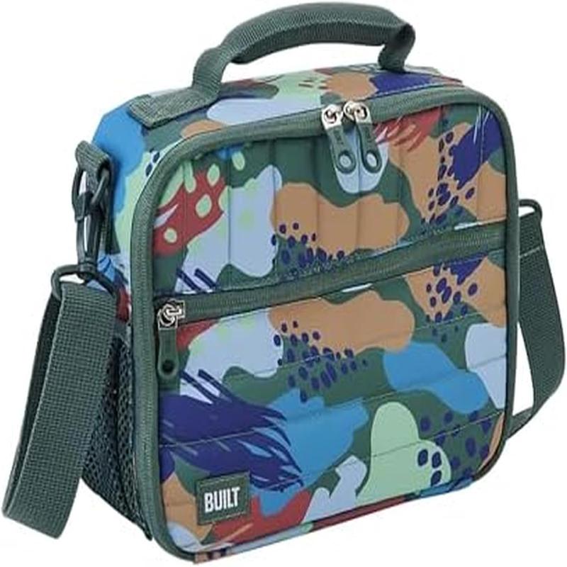 Puffer Lunch Box, Colorful Camo