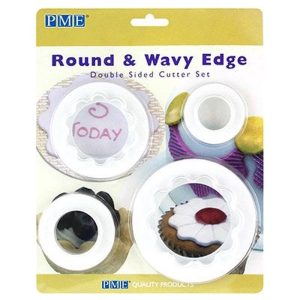 Round & Wavy Edge Plastic Cutter Set
