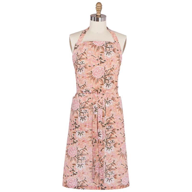 Apron | Blossom Block Print