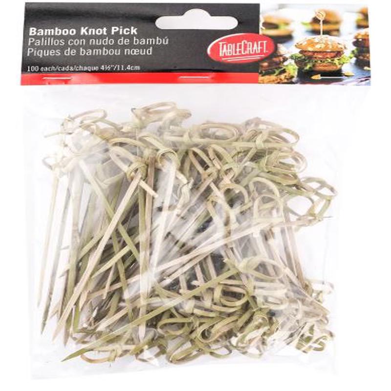 Bamboo Knot Picks // Two Sizes