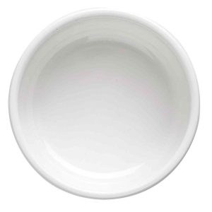 Melamine White Round Mini Plate | 4"