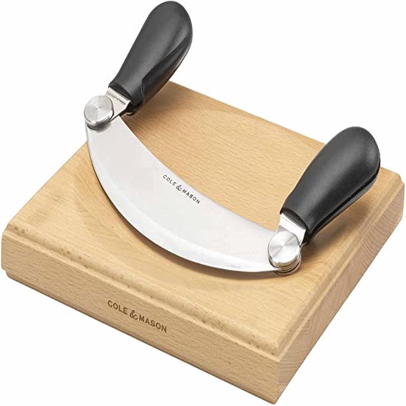 Woodhall Mezzaluna Hachoir & Chopping Board
