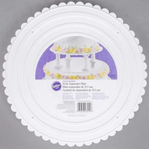 14" Separator Plate | Scalloped