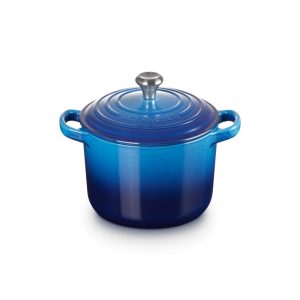 22cm Cast Iron Dutch Oven | Azure Blue
