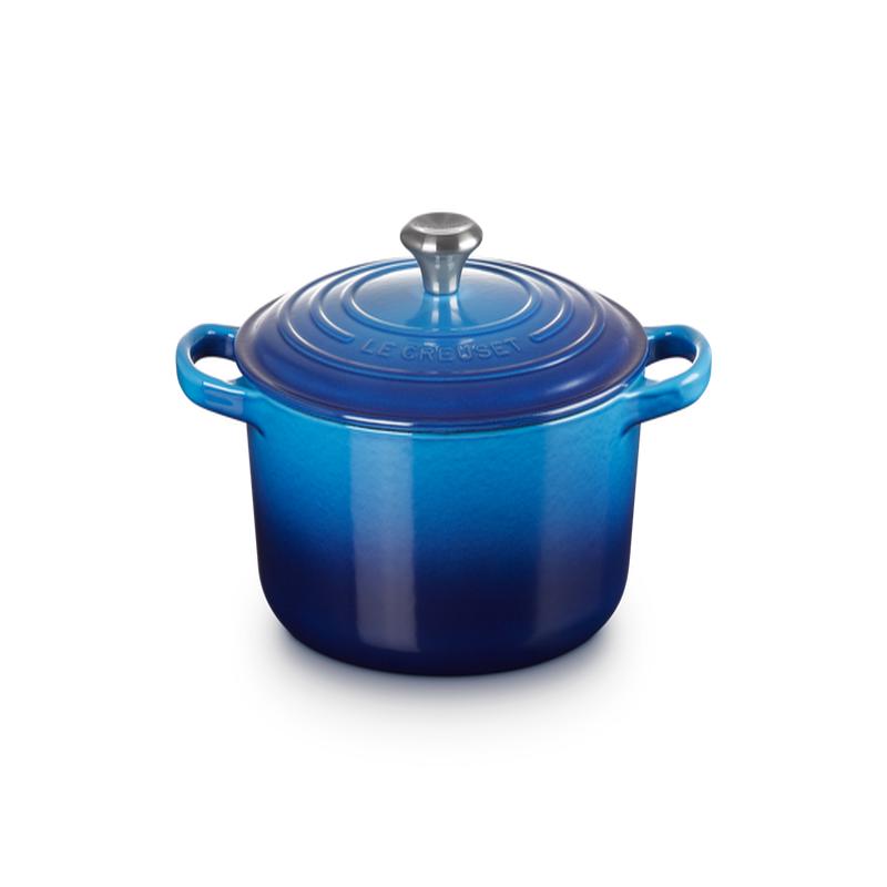 22cm Cast Iron Dutch Oven | Azure Blue