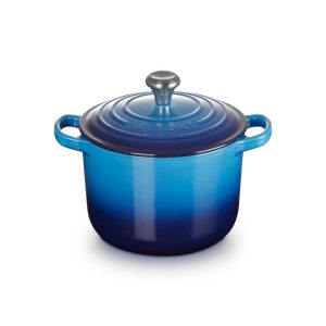 26cm Cast Iron Dutch Oven | Azure Blue