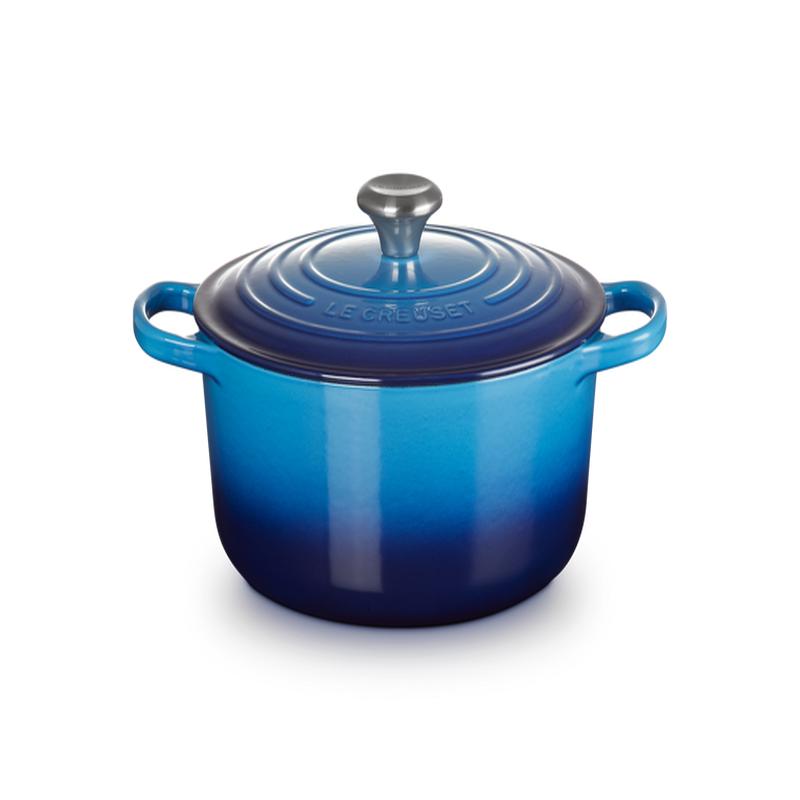 26cm Cast Iron Dutch Oven | Azure Blue