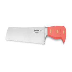 Classic Double-Serrated Bread Knife 23 cm | 9 inch | Coral Peach